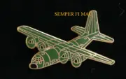 C-130 HERCULES HAT PIN UP US AIR FORCE MARINES VETERAN GIFT HERK PILOT CREW WOW