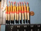 10 NEW WOOD SLIP FLOATS / BOBBERS PANFISH ICE FISHING NO FREEZE UP ON LINE B158