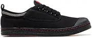 [Volley] Unisex Classic Canvas Shoe, Black/Grey, US M8W10