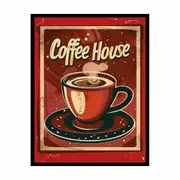 Coffee Poster Framed Print Fine Art Poster Print