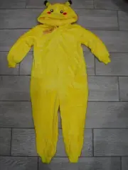 Kids Yemnut Pikachu Pajama Cosplay Christmas Halloween Costume Sleepwear Sz.6-8