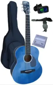 Acoustic Guitar 1/2 Kids 34'' Mahogany Neck/ Bag/ Tuner/ Strap (Canadian Brand)