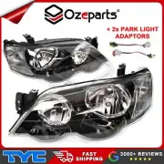 TYC Pair LH+RH Head Light Lamp + Adapter For Ford Falcon BA BF XR XR6 XR8 FPV (for: Ford)