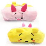 【震撼精品百貨】WINNIE THE POOH 小熊維尼~小熊維尼可愛大臉造型絨毛面紙盒套(維尼&小豬)