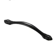 5 PCS 6588-128 Simple Cabinet Door Handle Drawer Wardrobe Zinc Alloy Handle (Black)
