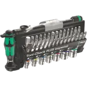 Wera 39-Pc. Tool-Check Plus Imperial Ratchet & Screwdriver Bit Set