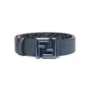 [Fendi] Fendi FF Reversible Belt 80 CM BLUE