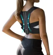 VANRORA Back Brace and Posture Corrector for Women and Men Size S/M 28-37" Waist