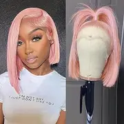 Msviki - 13x4 HD Transparent Lace Front Wig Lace Size:13x4 Transparent Lace Frontal Wig HD Human Hair.13x4 Lace Area Hold