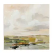 Artey | Sage Serenity Crop - Stretched Canvas - Stretched Canvas - 84 x 84cm