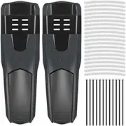 [MOERAE] Mountain Bike Mudguards, Pack of 2 Compatible Bicycle Mudguards, MTB Splash Guard with Front and Rear MTB Fender, Front and Rear Compatible Mudguard