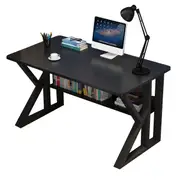 Fashion Computer Laptop Table Bedroom Bookshelf Wooden Stand Notebook Table Home Black