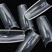 500 pcs New Professional French false nails for acrylic nail art tips design decoration Clear