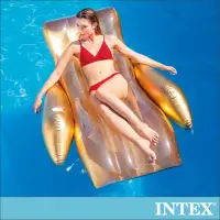 在飛比找momo購物網優惠-【INTEX】超大型泳池充氣躺椅175x119x61cm(5