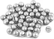uxcell 50pcs 8mm Diameter Round Lead Split Shots Fishing Sinkers 2g Per Piece