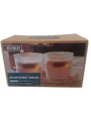 NEW Refinery & Co. Whiskey Chilling Tumblers Box Set