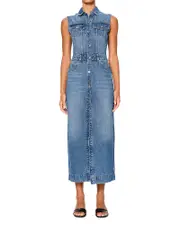 DL1961 Denim Vest Midi Dress