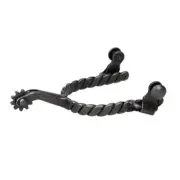 25516-53-12 Weaver Leather Ladies Twisted Roping Spur - Black NEW