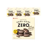 在飛比找蝦皮購物優惠-LOTTE 樂天 Zero零糖低卡巧克力派/12入/171g