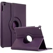 Leather Flip Rotating Portfolio Stand Case PURPLE for iPad Pro 9.7″/Air 1/Air 2