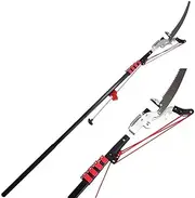 Telescopic Tree Pruners Professional Telescopic Pole Saws Height Extendable Pruning Saw Gardening Landscaping Branch Saw Loppers Cutter Trimmer Tools for Trimming Branches and Leaves