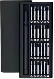 Precision Screwdriver Set 24 Pieces, Small Magnetic Mini Screwdriver Set with Case Electronics Small Repair Tool Kit for Watch, Phone, Computer,Eyeglass, Camera,Game Console,Laptop, headphone