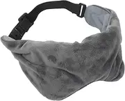 FOYTOKI Gravity Eye Mask Dry Sleep Shade Eye Care Mask Sleep Blindfold Night Eyeshade Warming Eye Patch Elastic Strap Eye Mask Comfortable Eye Mask Sleep Mask Eye Cover Grey Glass Beads