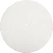 ETHZZLE Felt Record Player Mat Slip Turntable Slipmat for Enhanced Quality Lightweight and Portable Platter Mat for Home and Office Use Beige