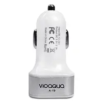 在飛比找PChome24h購物優惠-VIOAQUA 極速指標-2.1A大電流雙USB車充