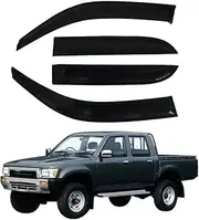 Window Rain Guard, Compatible with Toyota Hilux 1997-2004 Auto Window Visor Vent Shade Rain Guard Door Visor