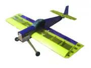 3DP Mini Mid-Wing 36" WS RC Airplane Laser Cut Balsa Ply & Short Kit W/ Plans