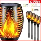 LED Solar Flame Torch Lights Outdoor Garden Lantern Lamp Flickering Dancing Lamp