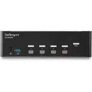 StarTech 4 Port HDMI KVM Switch - 4K 30Hz - Dual Display