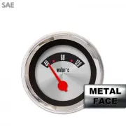 Water Temp Ga. - SAE Amer Retro Rodder IIII, Rd Mod Needles, Chrome Trim Rings (for: BMW)