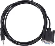 Mellisso DB9 9 Pin VGA Female Cable,DB 9 Female to 3.5mm (1/8in) Stereo Male Serial Data Cable-6 Feet