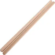 WEKAMOS 2Pcs Wooden Exercise Stick for Yoga Back Opening Rod for Flexibility and Balance Sturdy Pilates Bar for Shoulder Stretching and Dance Body Training