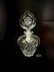 NEW PRINCESS HOUSE 831 HIGHLIGHT CRYSTAL ROSE PERFUME BOTTLE NEW IN PACKAGE