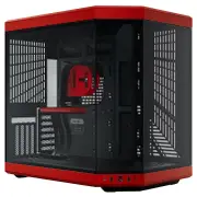 Hyte Y70 Tempered Glass Mid Tower Case Black/Red