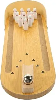 Elderly Games 1 Set Mini Bowling Toy Desktop Activities Toy Games for Elderly