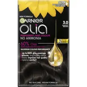 Garnier Olia Permanent Hair Colour Darkest Brown each