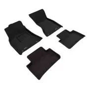 3D MAXpider for PORSCHE MACAN (95B) 2015-2024 ELEGANT BLACK R1 R2 FLOOR MAT- 5P (for: Porsche)