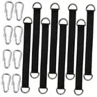8 PCS 11.4 Inch Tree Swing Hanging Straps, Hammock Tree Straps, Nylon Tree