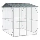 vidaXL Bird Aviary Anthracite 310x227x247 cm Steel