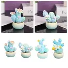 Artificial Potted Sculpture Bonsai Art Fake Plants for Office Table Entrance