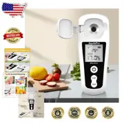 Rechargeable Digital Brix Refractometer with LCD - Precise Sugar Measurement