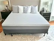[Excel Sleep] 12" Cooling Hybrid Copper Infused Memory Foam Mattress (Queen (U.S. Standard))