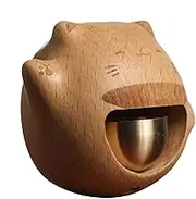 Wooden Shopkeepers Bell,Shopkeeper Bell Wooden Magnetic Cat Door Bell | Creative Lucky Wind Chimes Alert Door Chime for Home, Shop & Entry