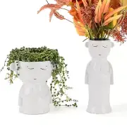 Two Piece Senahid Face Vase Set Gowew