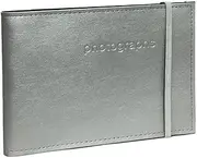 Profile Australia Citi Leather Silver Photo Album | Photo Wallet | 60 5x7in (13x18cm) Photos | Acid Free