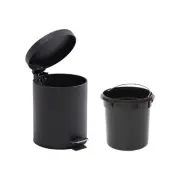Step Trash Can, Black